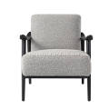 Fabric Armrest Lounge Chair Single Sofa